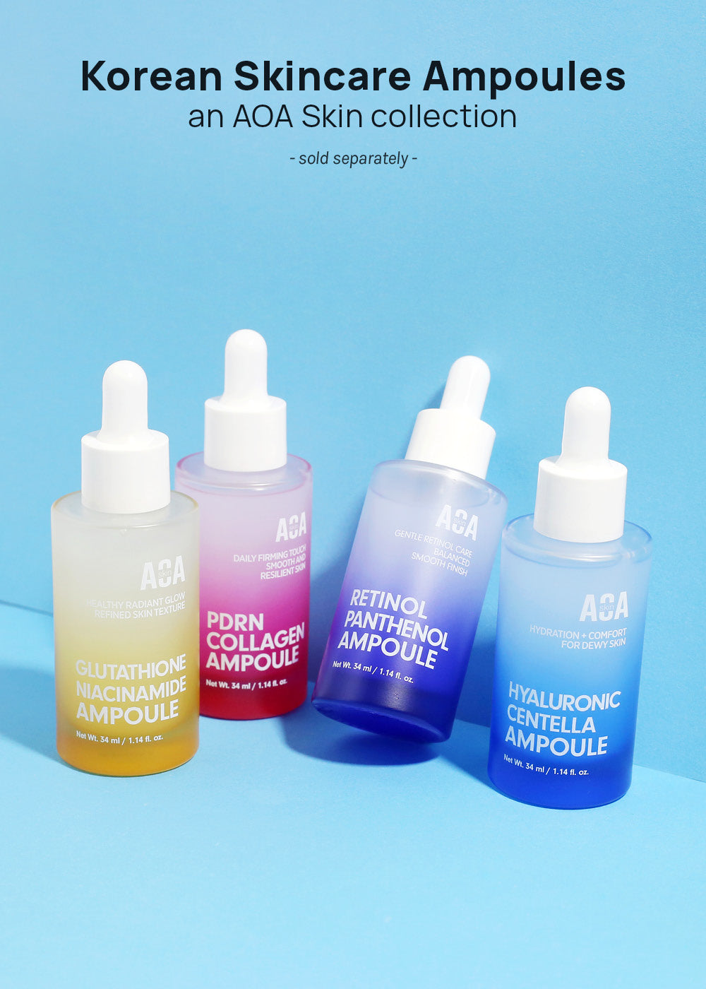 AOA Skin Hyaluronic Centella Ampoule 34ml