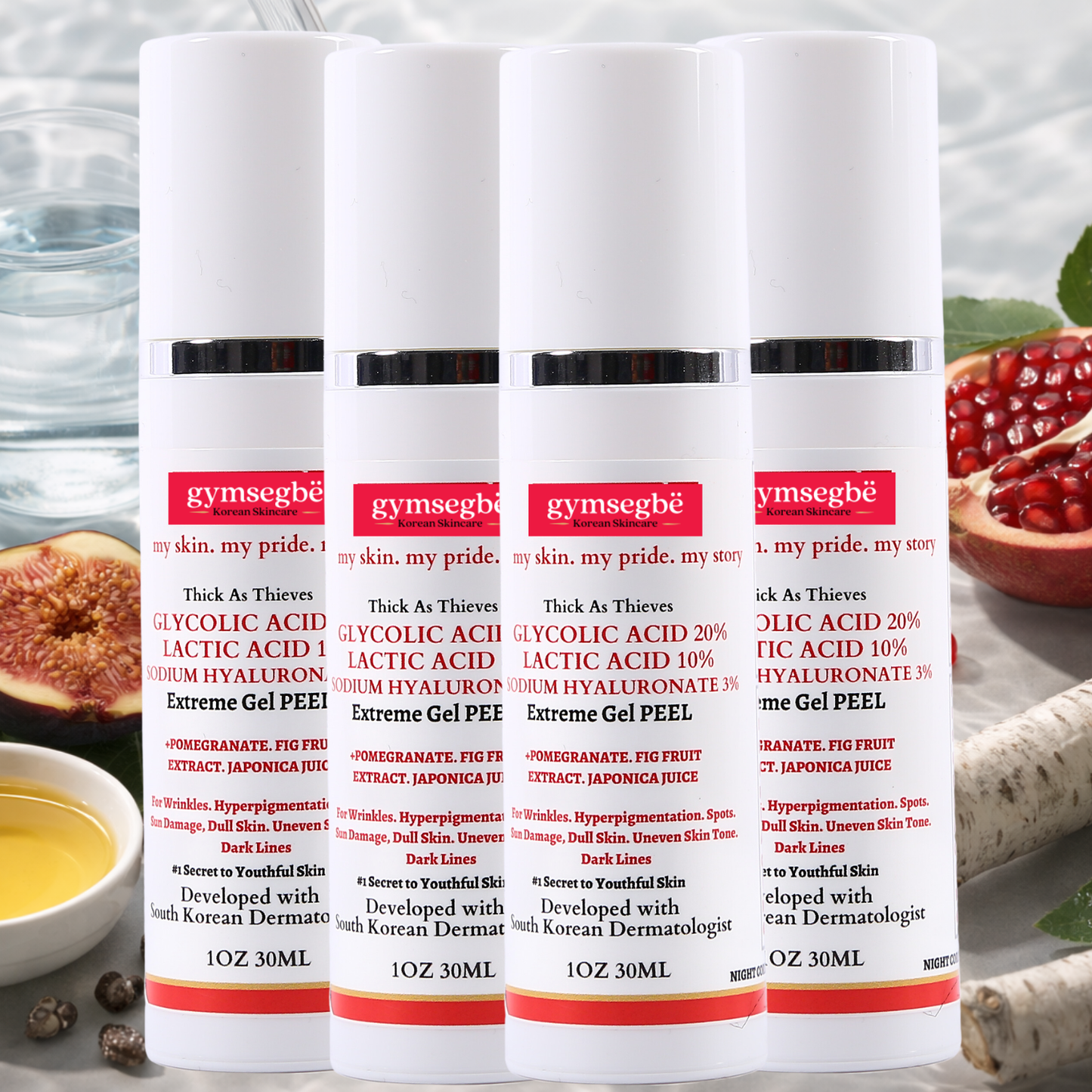Gymsegbë - Thick As Thieves Pure Glycolic Acid Lactic Acid Extreme Gel Peel - 30ml