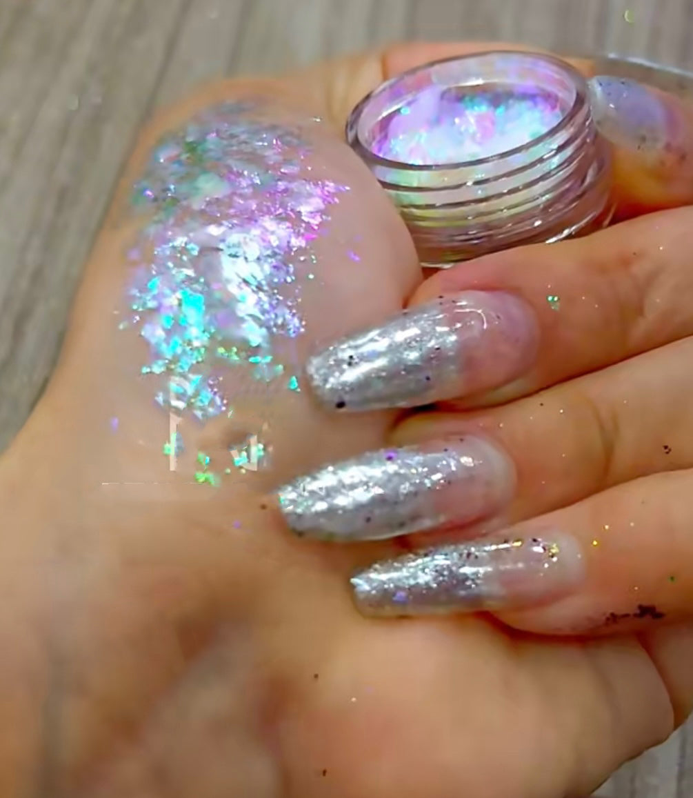 Inked Doll Cosmetics - CELESTIAL BEING “Galactal Goddess” Gel Flakes