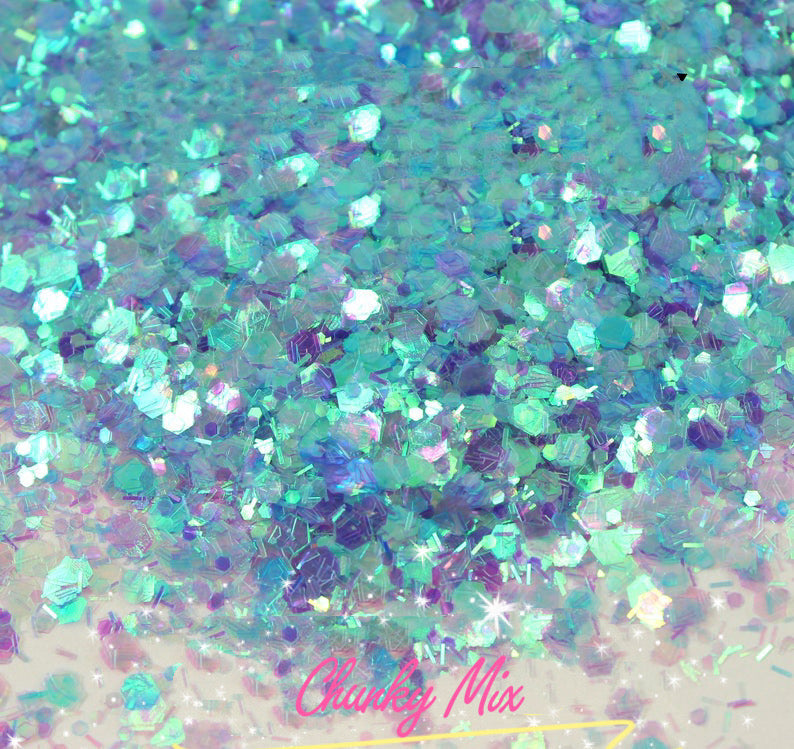 Inked Doll Cosmetics - ISLAND BREEZE Chunky Glamdoll Glitter