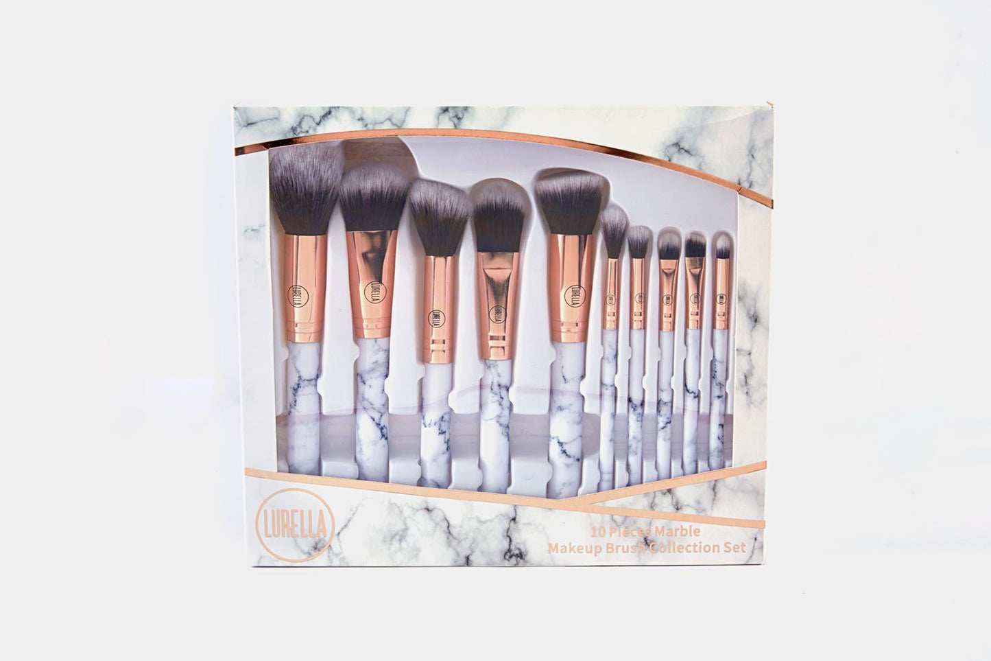 Lurella Cosmetics - Deluxe Marble Brush Set