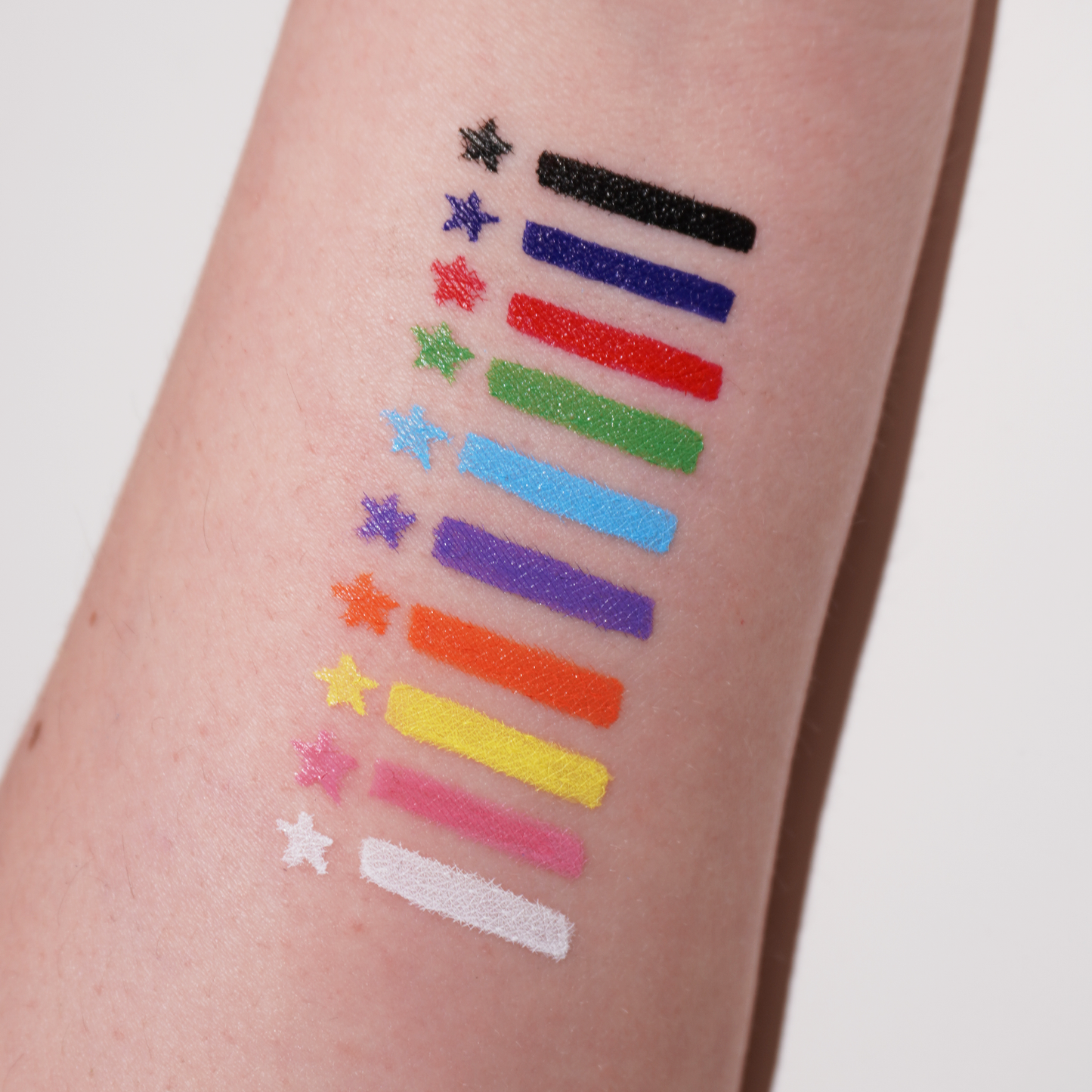 White Spectra Pen - Star Stamp Liner - Glisten Cosmetics