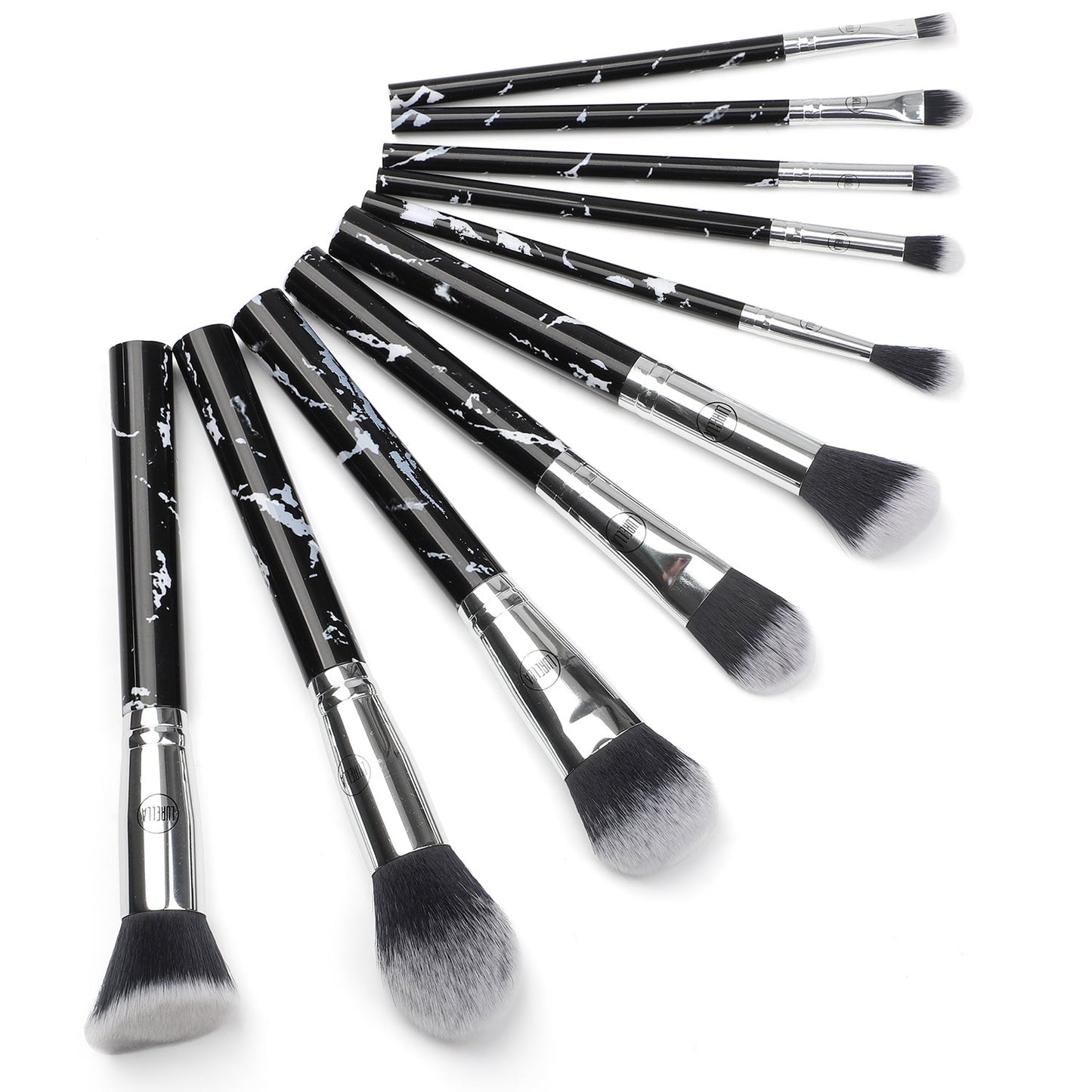 Lurella Cosmetics - Deluxe Marble Brush Set