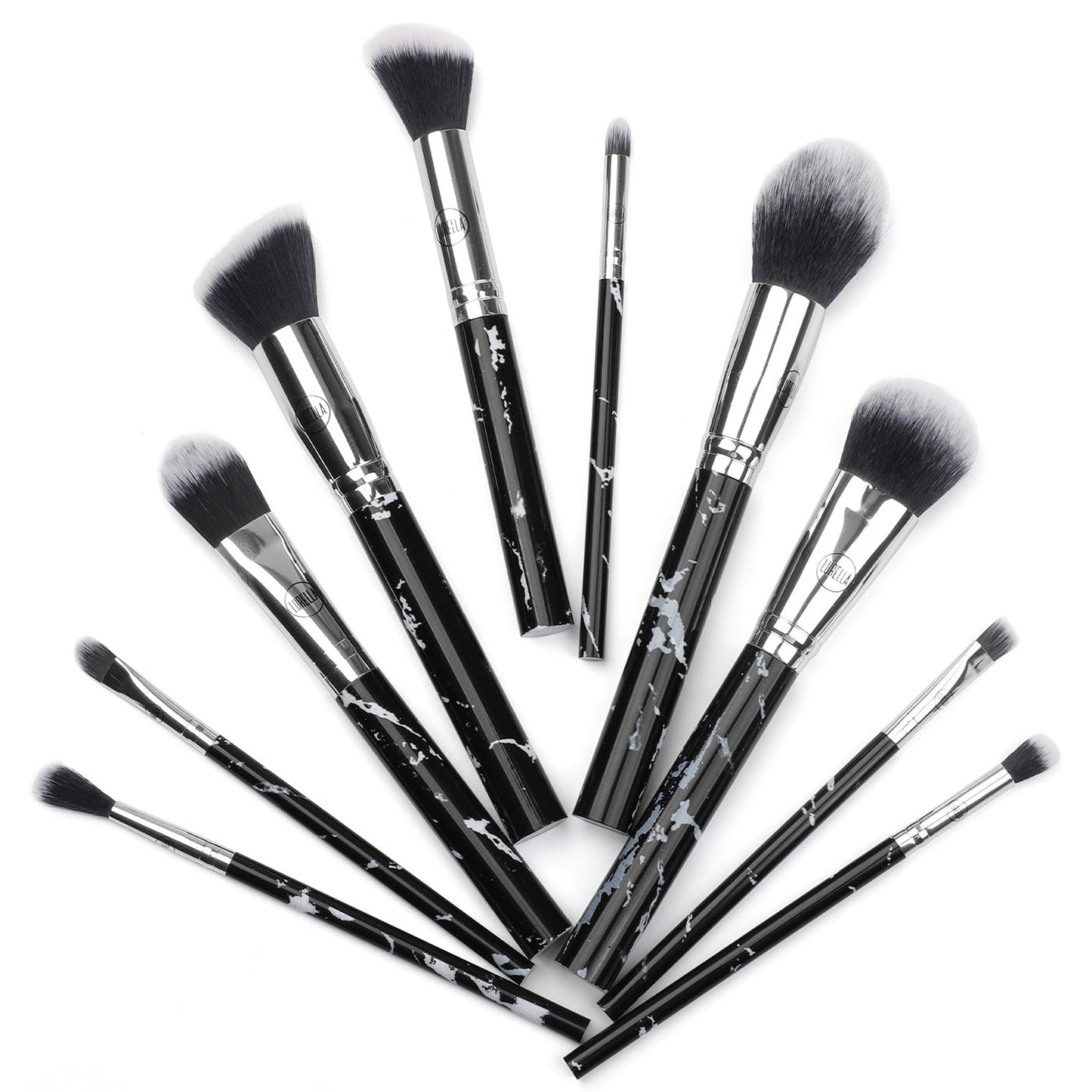 Lurella Cosmetics - Deluxe Marble Brush Set