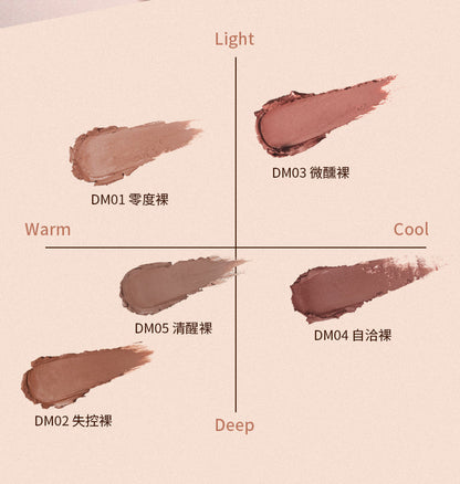 Sober Nude - Matte Duo Lipstick - Cheeryep