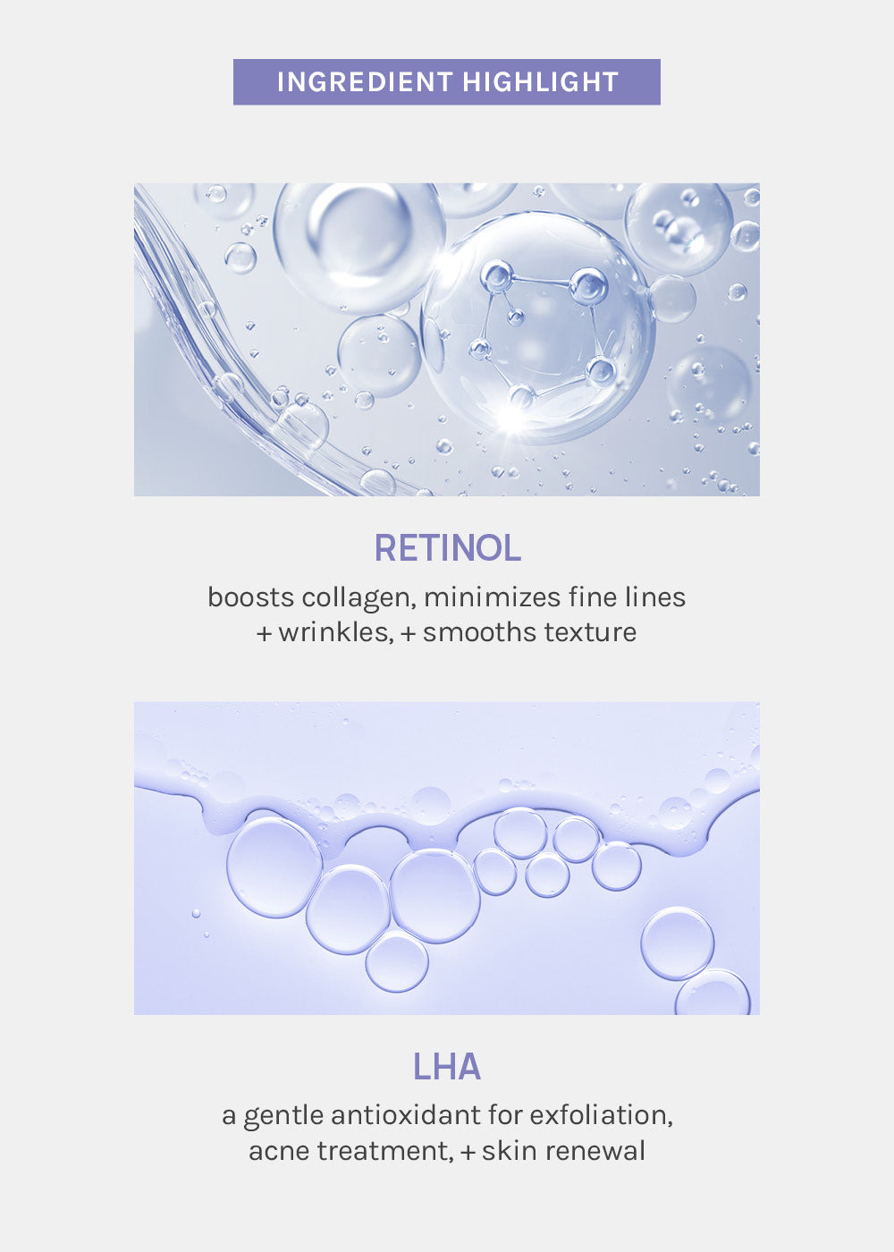 AOA Skin Retinol + LHA Sheet Mask