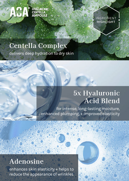 AOA Skin Hyaluronic Centella Ampoule 34ml