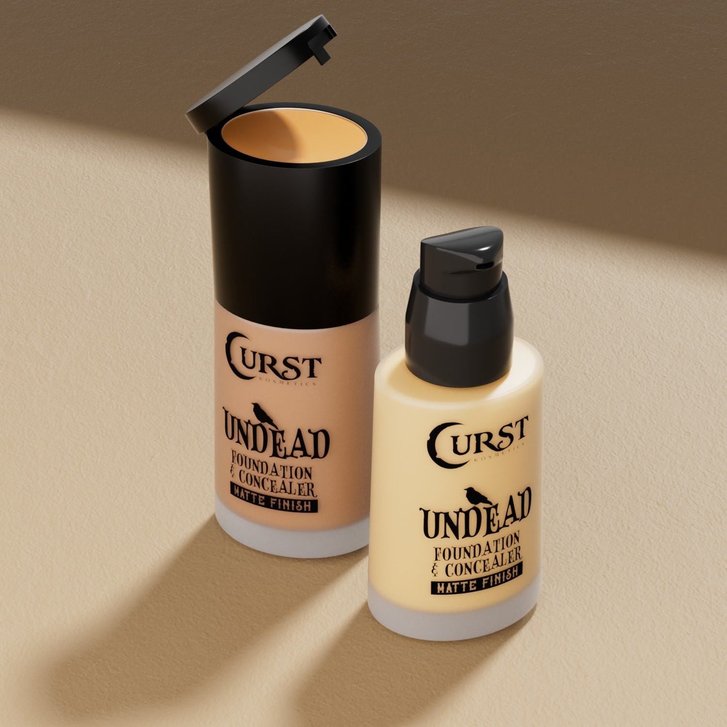 Curst Kosmetics - UNDEADTM Foundation and Concealer Shade Alicia/V20
