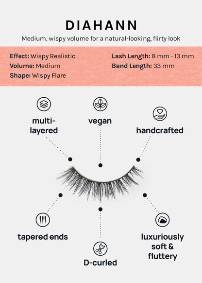 D-LUX Curl Premium Faux Mink Lashes - Diahann