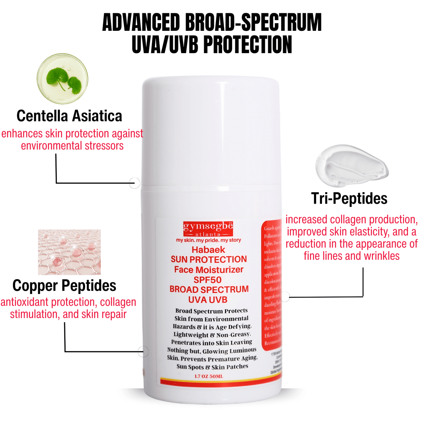 Gymsegbë - Habaek Sun Protection Face Moisturizer SPF50