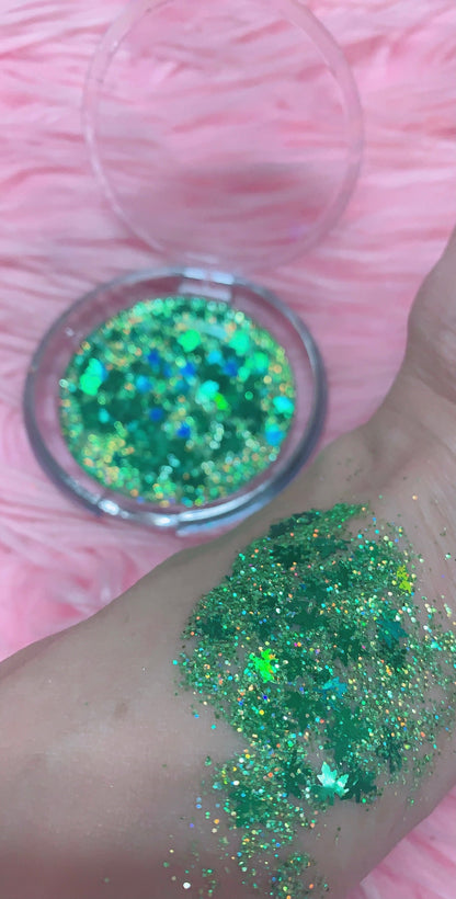 Inked Doll Cosmetics - 420 GLITTER HIGHLIGHTER (36 mm or 59 mm HUGE!!)