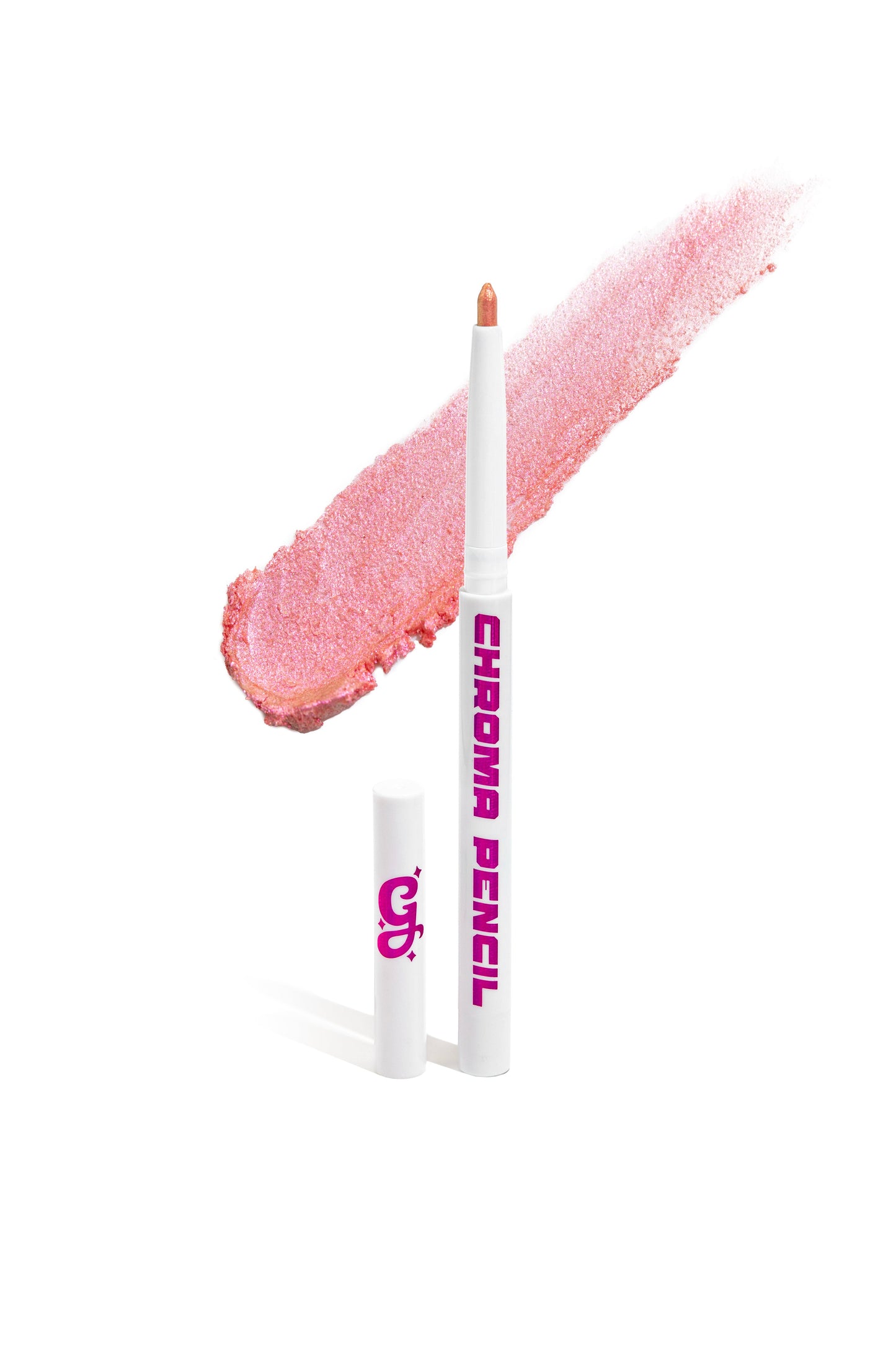 Marshmallow Chroma Pencil (Pink/Gold) - Duochrome Pencil - Glisten Cosmetics