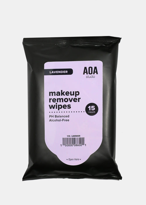 AOA Makeup Remover Wipes - Lavender