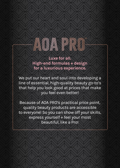 AOA Pro Double-Sided Compact Mirror – Glitter Bloom