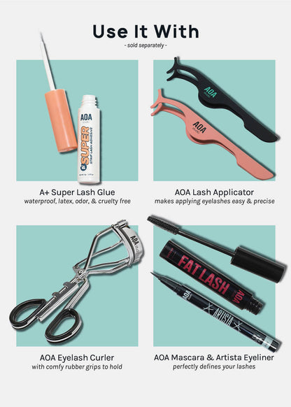 A+ Glam 3D Faux Mink Lashes - Shanghai