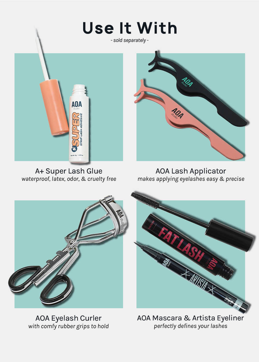 A+ Glam 3D Faux Mink Lashes - Dallas