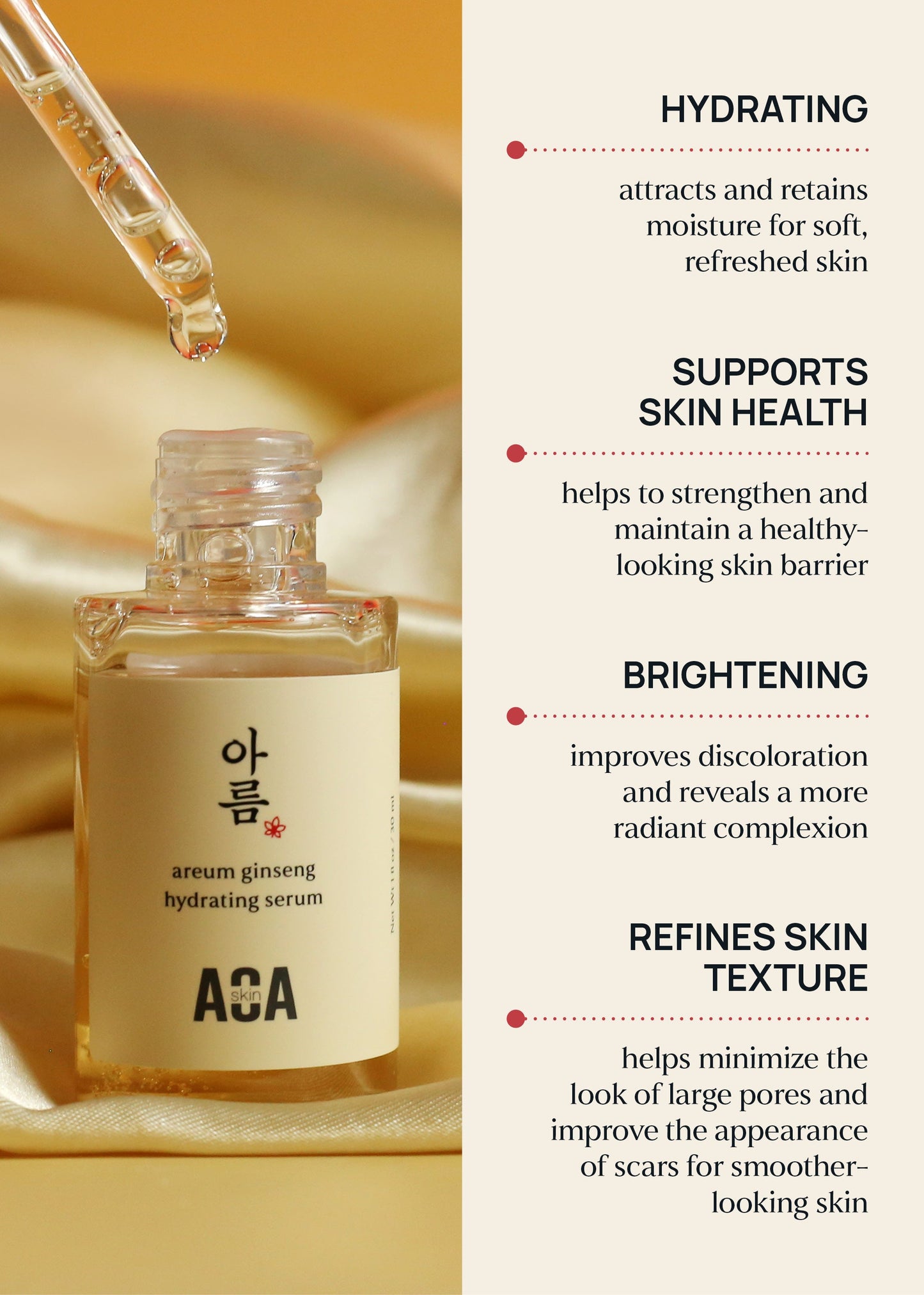 AOA Skin Areum Ginseng Hydrating Serum 30ml