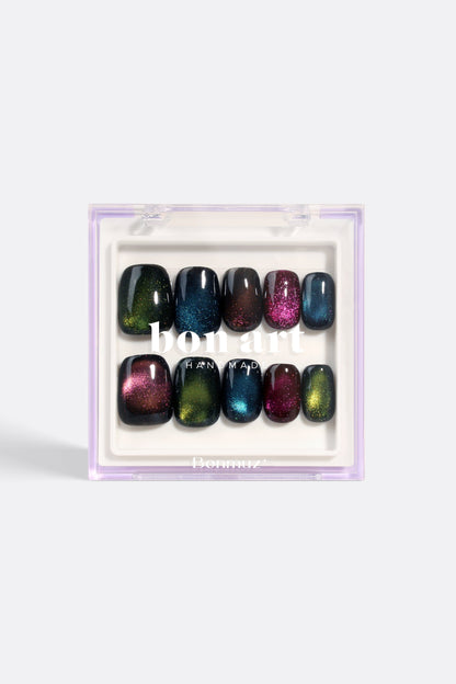 Bonmuz - Mystic Aurora | Pro Handmade Gel Nails