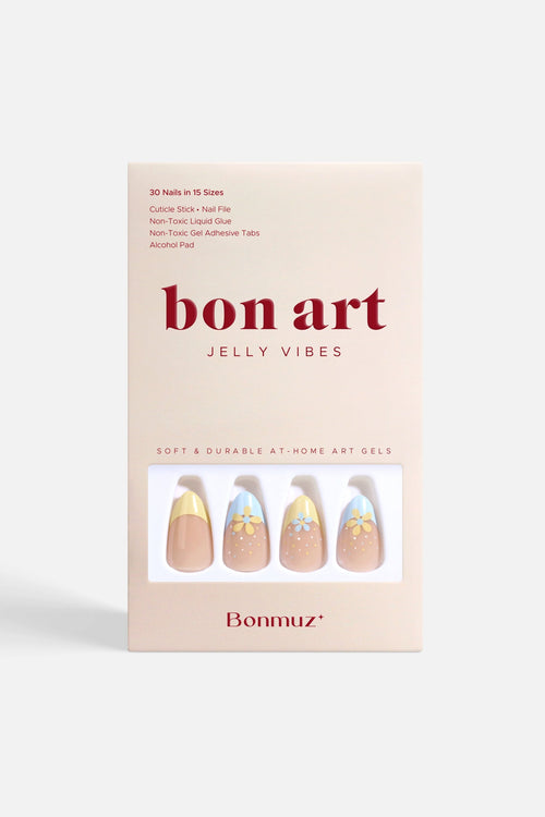 Bonmuz - Sunny Halo | Soft & Durable Press-On Nails