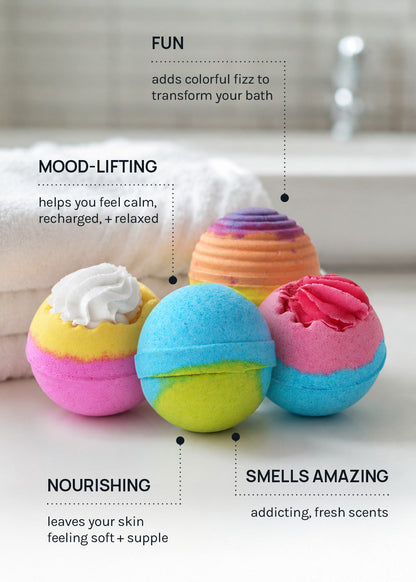 AOA Bath Bomb - Fizz The Rainbow