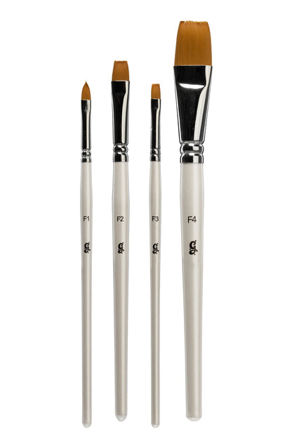 Flat Brush Set - Glisten Cosmetics