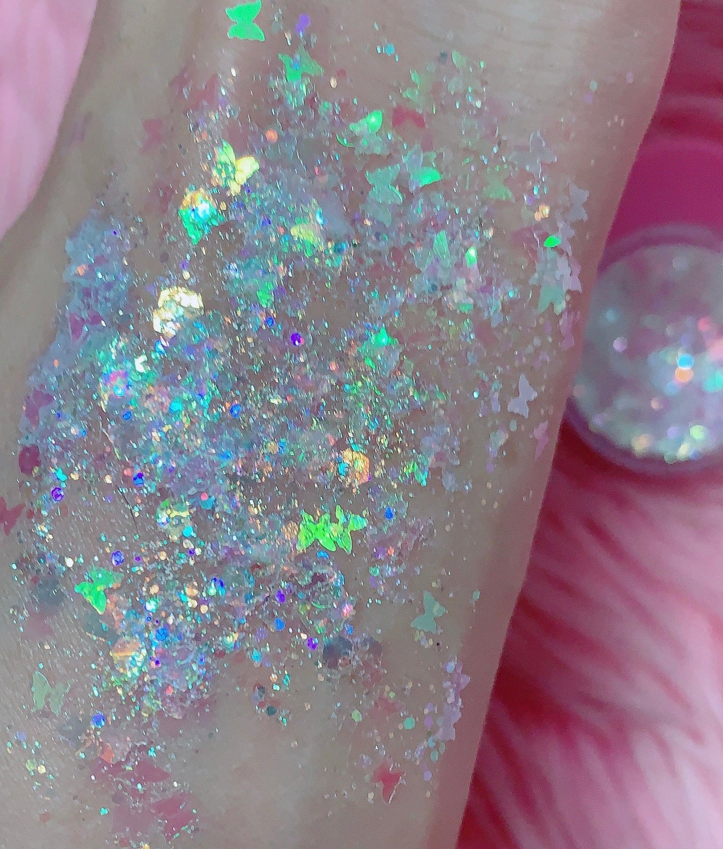 Inked Doll Cosmetics - BUTTAFLY GLOW! Glitter Gel