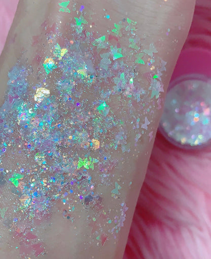 Inked Doll Cosmetics - BUTTAFLY GLOW! Glitter Gel