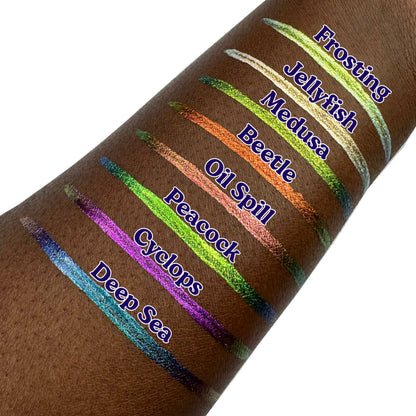 Frosting Chroma Flik (Yellow/Green) - Liquid Liner - Glisten Cosmetics