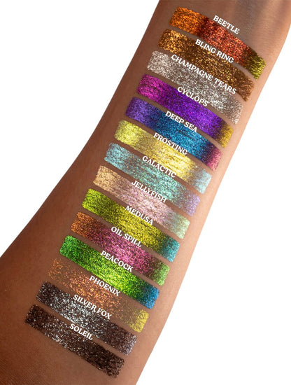 Frosting Chroma Flik (Yellow/Green) - Liquid Liner - Glisten Cosmetics