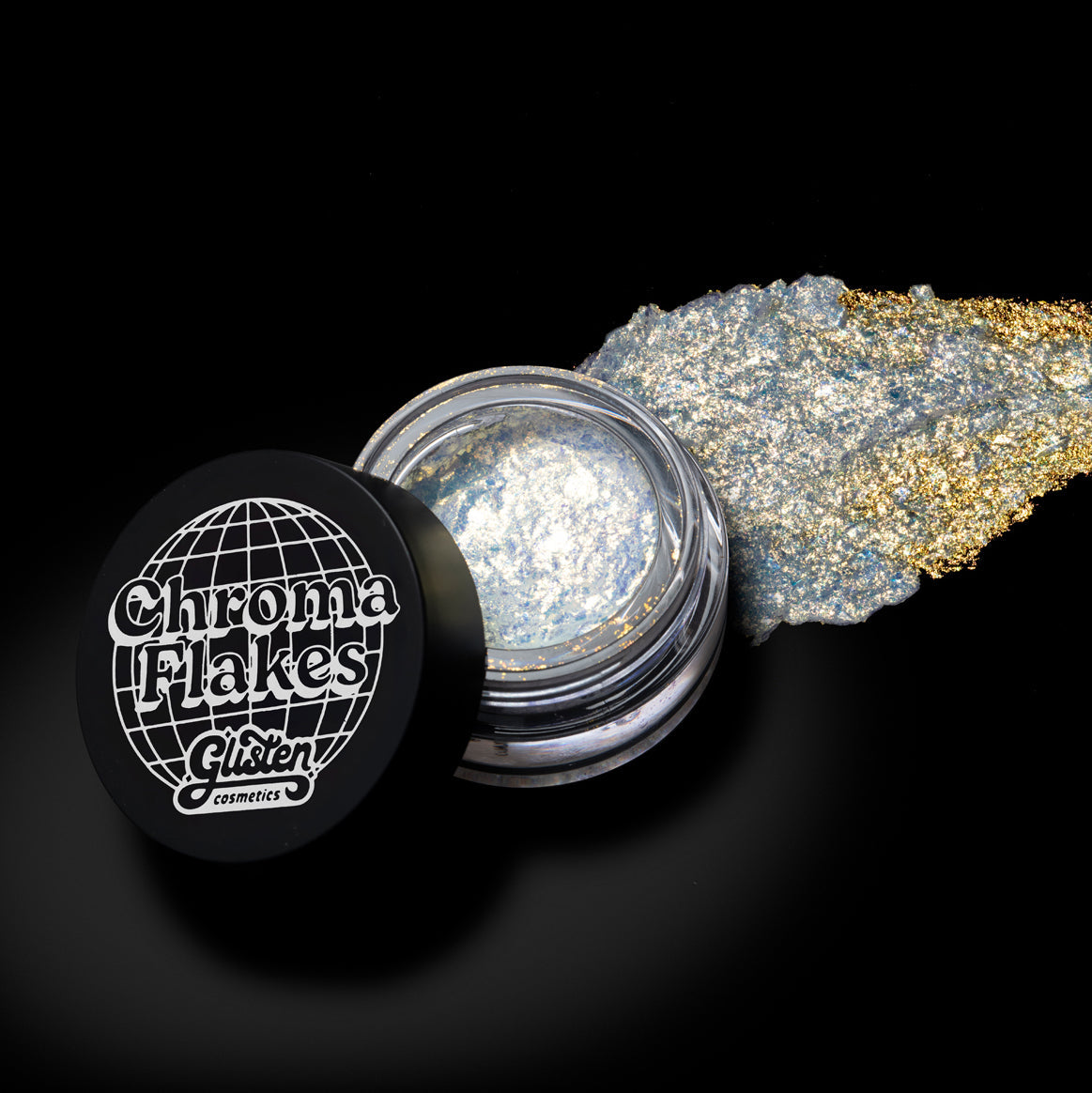 Stardust Chroma Flakes (Gold/Blue White) - Duochrome Pigment - Glisten Cosmetics