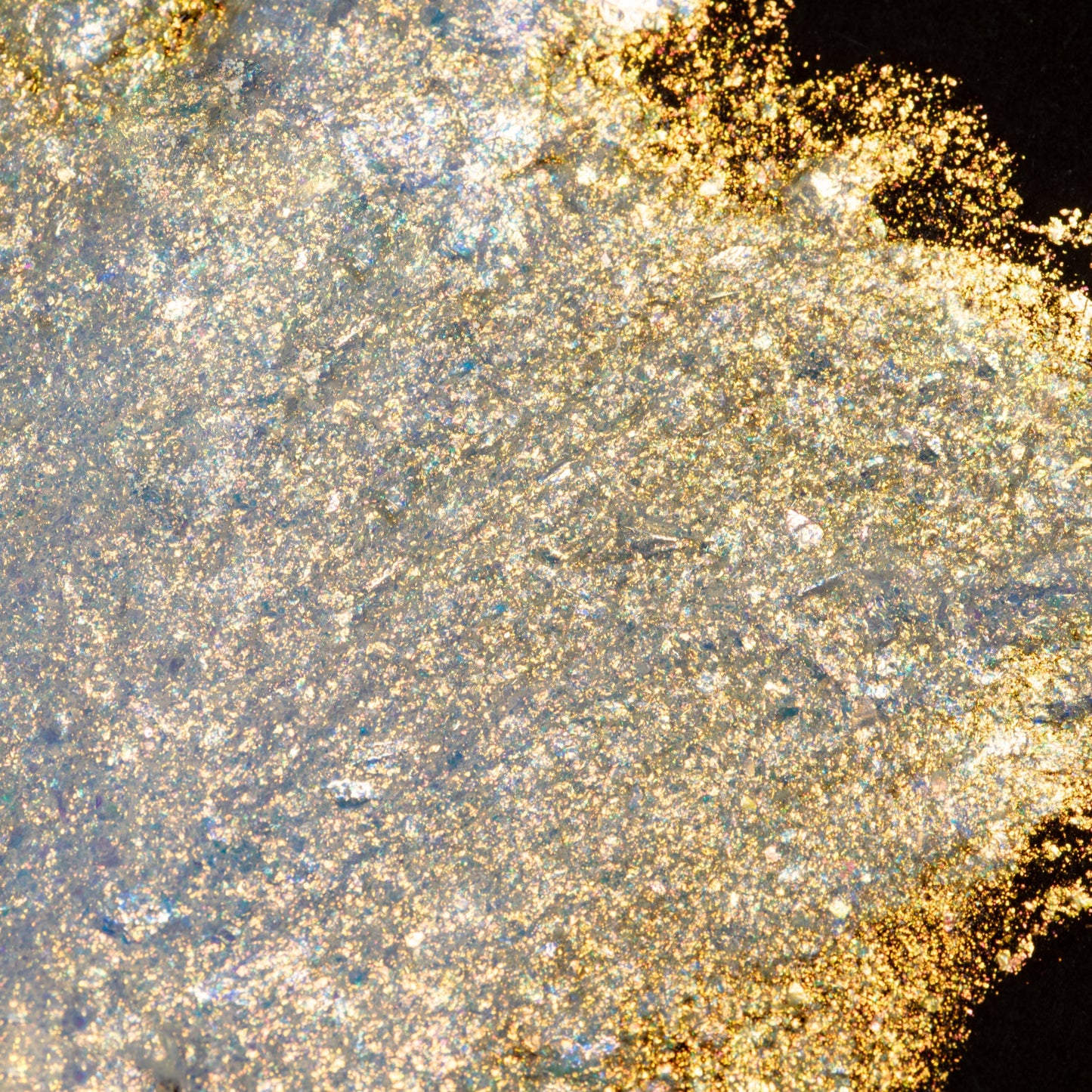 Stardust Chroma Flakes (Gold/Blue White) - Duochrome Pigment - Glisten Cosmetics