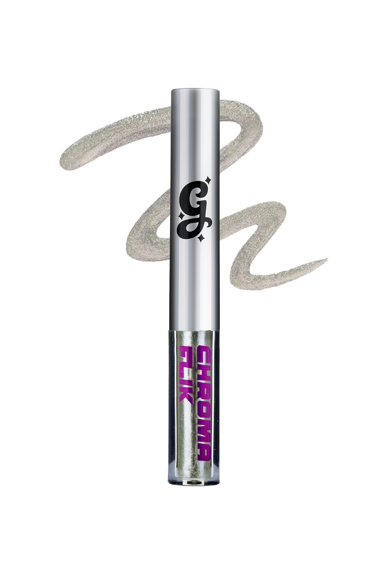 Champagne Tears Chroma Flik (Silver) - Liquid Liner - Glisten Cosmetics