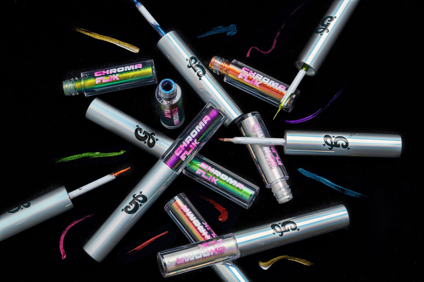 Cyclops Chroma Flik (Purple/Green) - Liquid Liner - Glisten Cosmetics