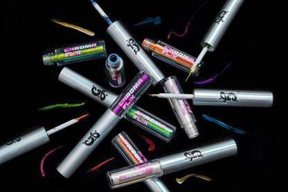 Frosting Chroma Flik (Yellow/Green) - Liquid Liner - Glisten Cosmetics