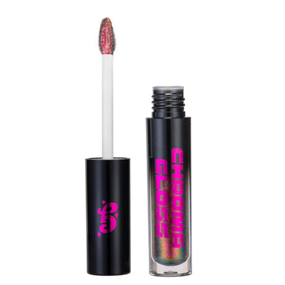 Maia Chroma Gloss (Purple/Gold) - Multichrome Lip Gloss - Glisten Cosmetics