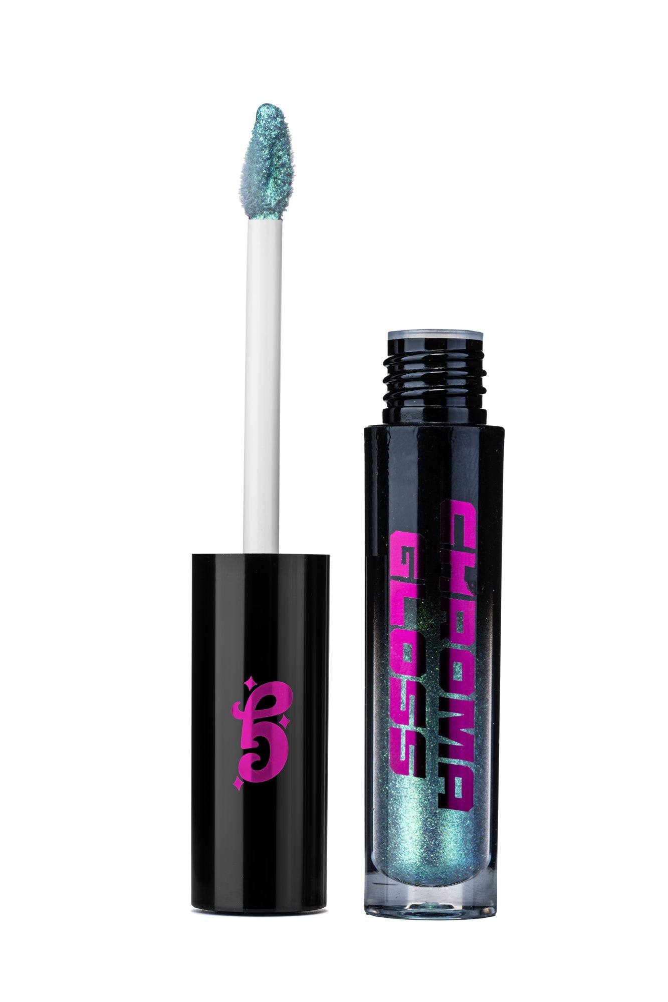 Pluto Chroma Gloss (Turquoise/Pink) - Multichrome Lip Gloss - Glisten Cosmetics