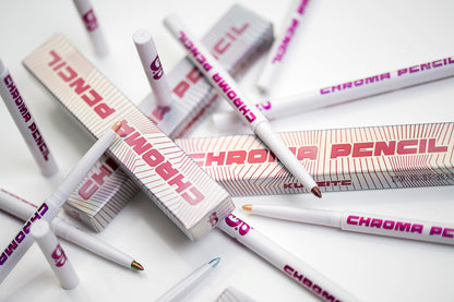 Marshmallow Chroma Pencil (Pink/Gold) - Duochrome Pencil - Glisten Cosmetics
