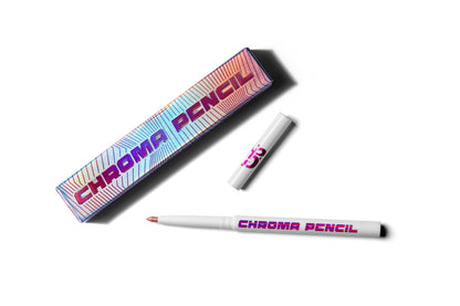 Marshmallow Chroma Pencil (Pink/Gold) - Duochrome Pencil - Glisten Cosmetics