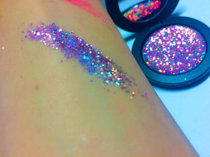 Inked Doll Cosmetics - *LMT. EDT.* CINDERELLA!* Single Pressed Glitter Palette