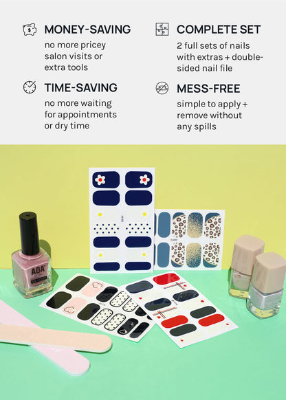 AOA Nail Polish Strips: Glasgow