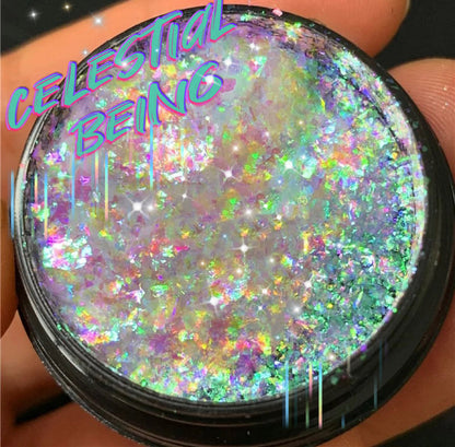 Inked Doll Cosmetics - CELESTIAL BEING “Galactal Goddess” Gel Flakes