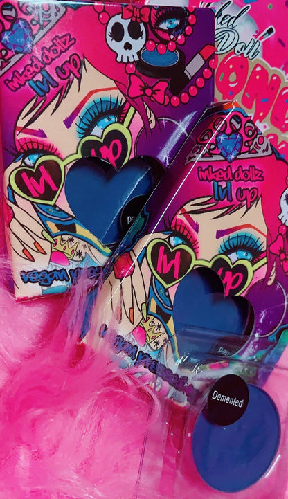 Inked Doll Cosmetics - DEMENTED! (Midnight Blue) PRESSED EYESHADOW SINGLE