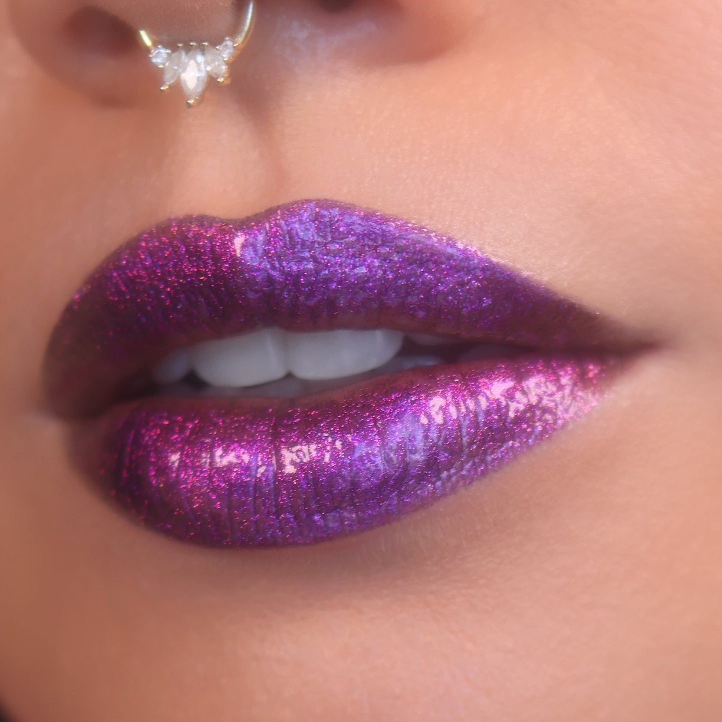 Electra Chroma Gloss (Purple/Green) - Multichrome Lip Gloss - Glisten Cosmetics
