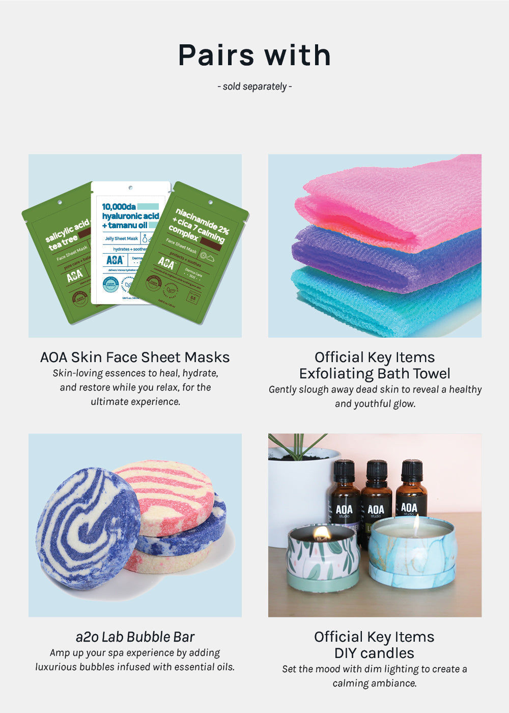 AOA Studio Bath Bomb- Ease Up