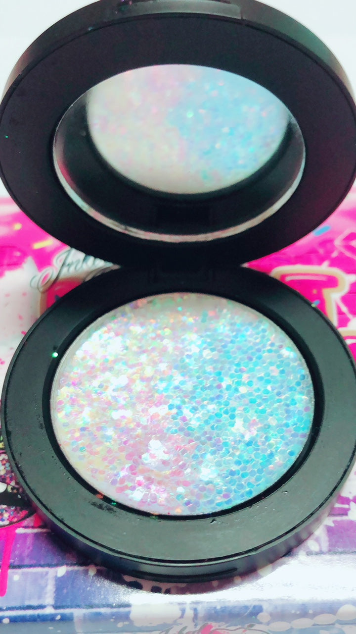 Inked Doll Cosmetics - *FAIRYTALE GODDESS* Iridescent Glitter Pressed Single!