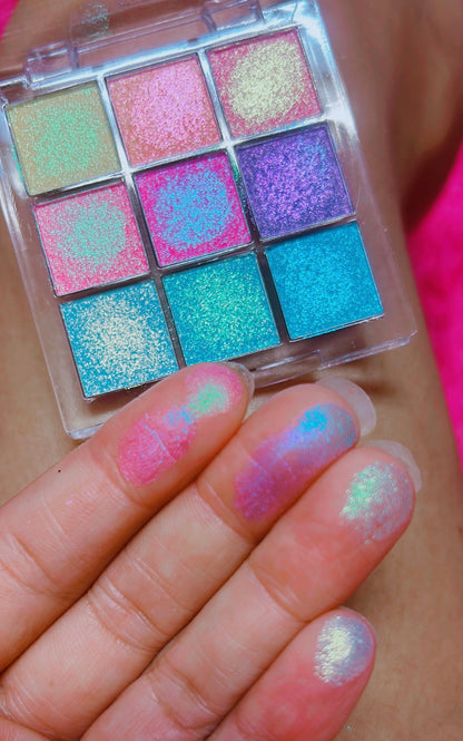 Inked Doll Cosmetics - “MALIBU BABE” 9 pc Duochrome Palette