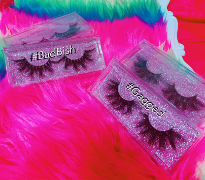 Inked Doll Cosmetics - #GAGGED 3D DreamDoll Lashes *GLITTER* Case