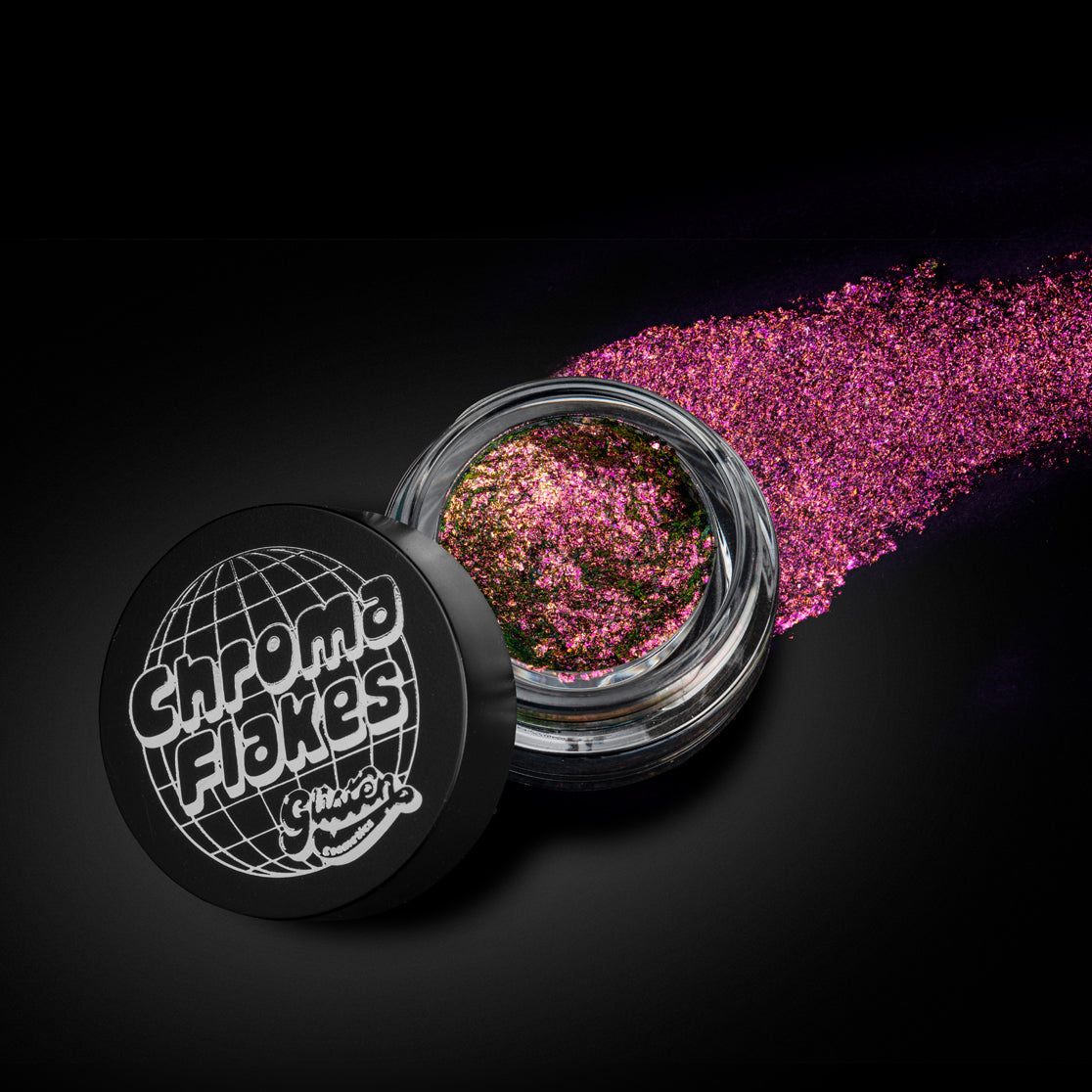 Galactica Chroma Flakes (Multichrome Rainbow)- Duochrome Pigment - Glisten Cosmetics