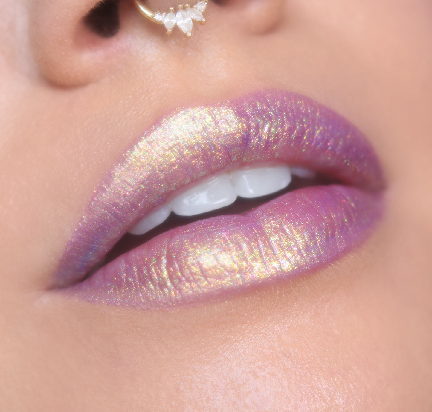 Sirius Chroma Gloss (Silver/Purple) - Multichrome Lip Gloss - Glisten Cosmetics