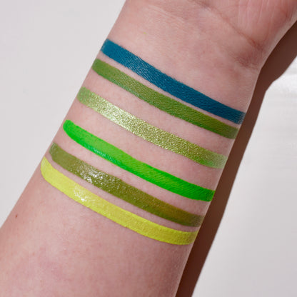 Green 4 Pan Palette - Eyeliner - Glisten Cosmetics